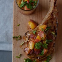 Five Spice Pork with Peach Chilli Dressing