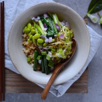 New Age Fried Rice with lots of Greens